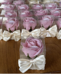 Segnaposto Rosa di Sapone Box Rosa Avorio 103 - NonSoloCerimonie.it