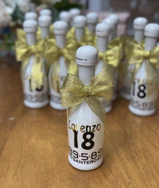 Bomboniera Santero 958 Mini Personalizzata 2 Bianco 103 - NonSoloCerimonie.it