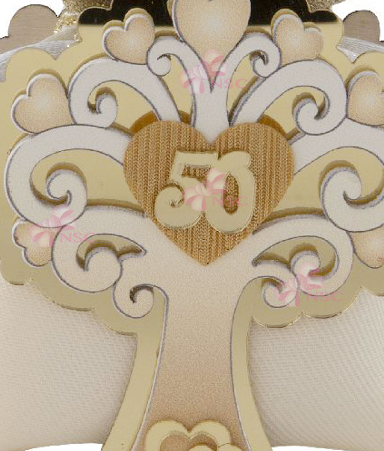 Segnaposto/Bomboniera Albero della Vita Legno Plexiglass 50 Anni 1 - NonSoloCerimonie.it