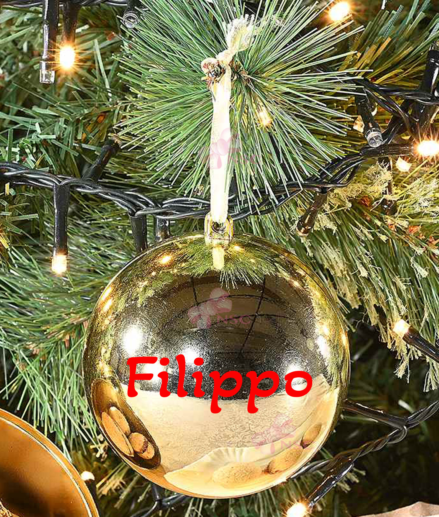 Pallina di Natale Personalizzata 2 - NonSoloCerimonie.it